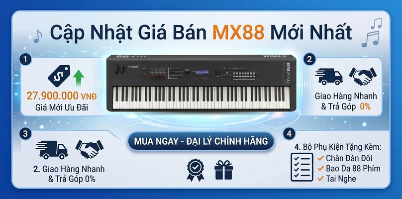 Cập Nhật Giá Bán MX88 Mới Nhất